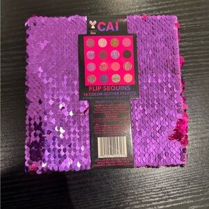 CAI Flip Sequins 16-Color Glitter Palette - Purple Sequin Cover
